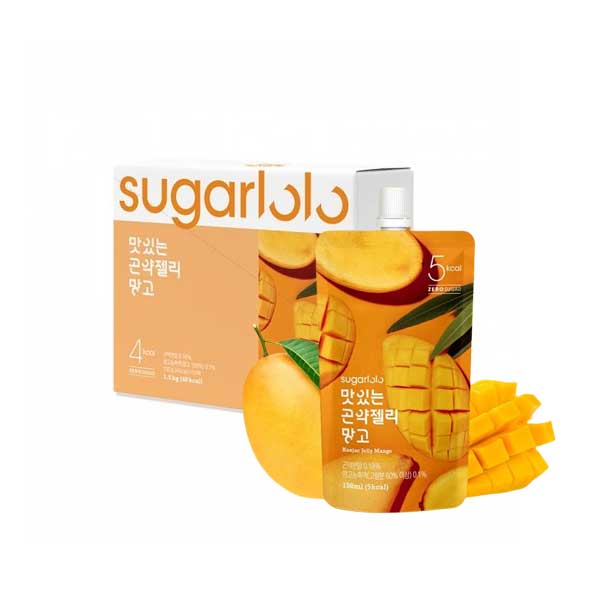 Sugarlolo Konjac Jelly(mango) 4/10/150ml 슈가로로 곤약젤리(망고 )