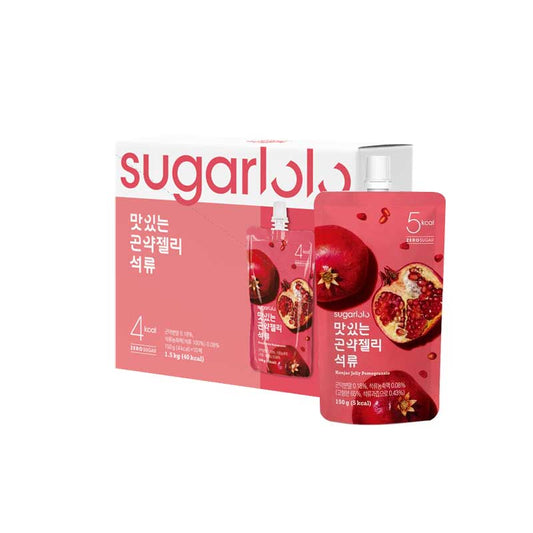 Sugarlolo Konjac Jelly(Pomegranate)  4/10/150ml  슈가로로 곤약젤리(석류 )