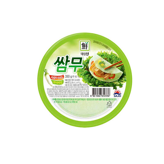 Sliced Pickled Radish(Wasabi) 18/350g 대림선(쌈무 와사비맛)