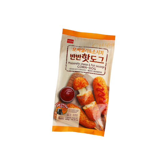 Fzn Banban Hot dog(Mozza & Sausage) 12/400g 반반 핫도그(모짜 & 소세지)