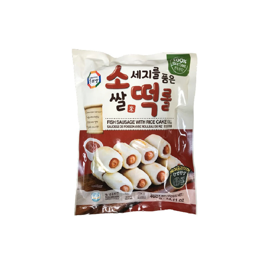 Rouleau de gâteau de riz Fzn avec saucisses de poisson 24/400g 소세지를 품은 쌀떡롤