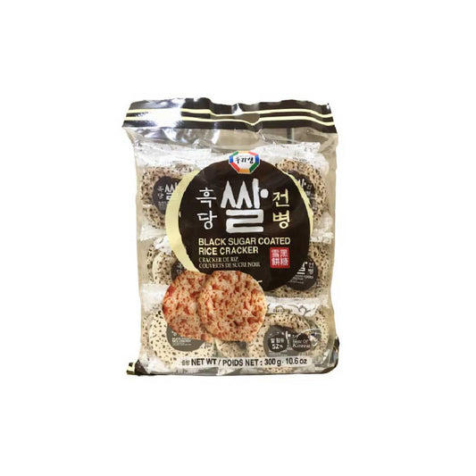 Riz au sucre noir Senbei 10/300g 흑당 쌀전병