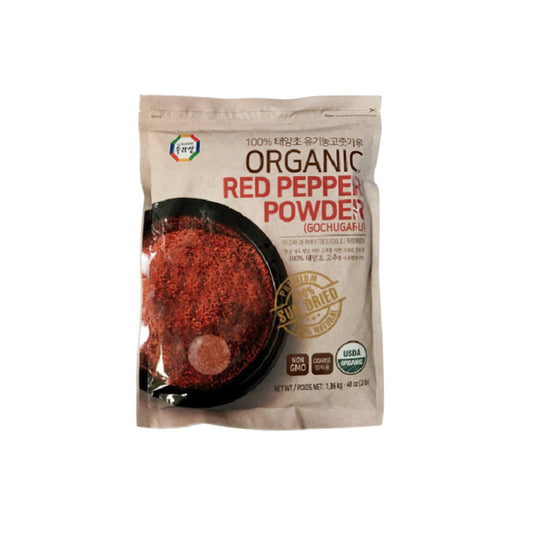 Organic Red Pepper Powder(Coarse) 10/3LB 수라상 유기농 굵은 고추가루