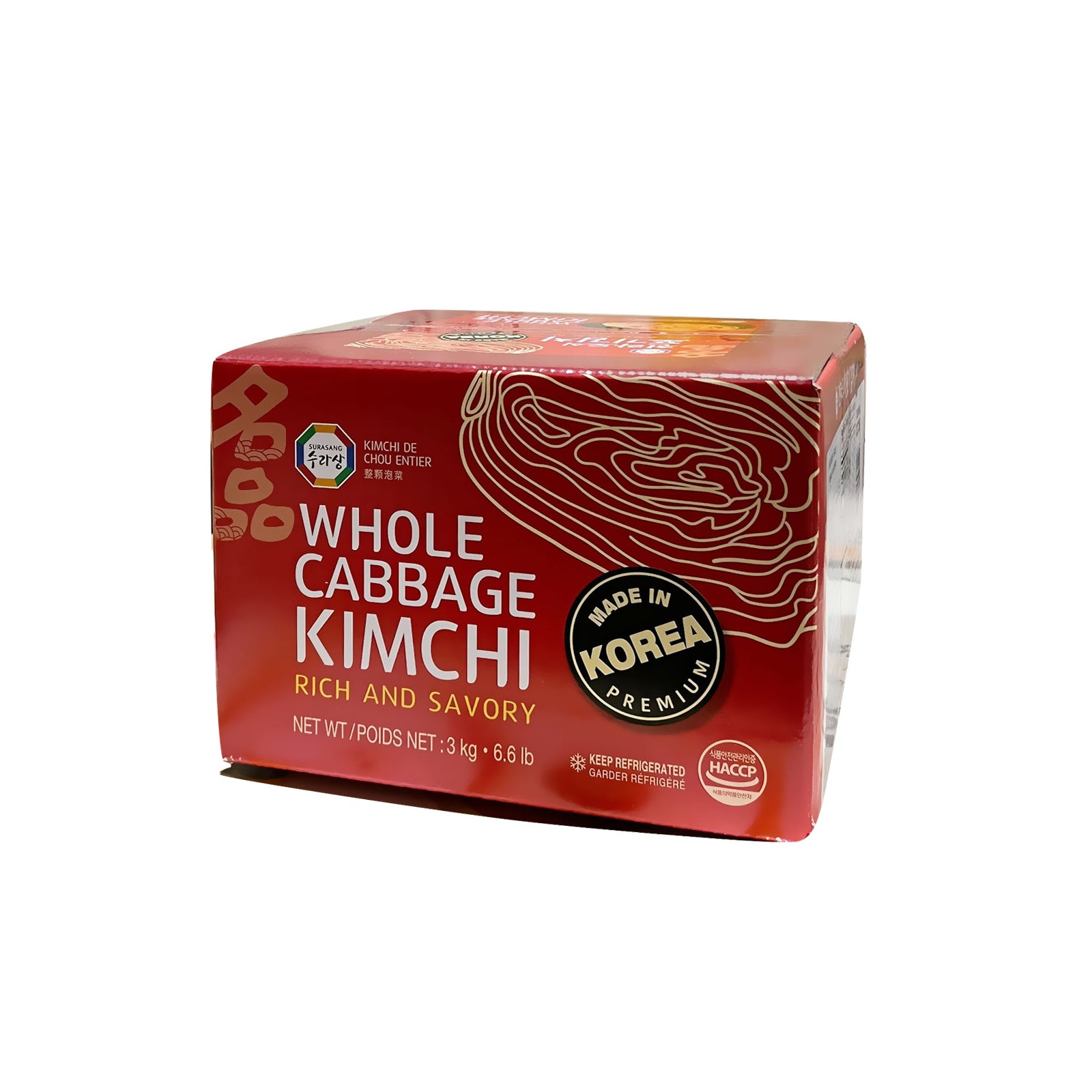 Whole Kimchi (Namdo Korean) 4/3kg 포기김치 (남도식 한국산) – PANASIAFOOD WHOLESALE