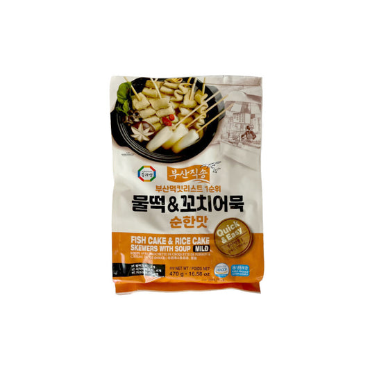 Fzn Rice cake+Fish Cake(Mild) 20/470g 물떡+어묵꼬지(순한맛)