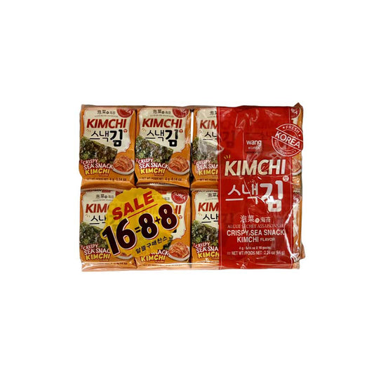 Crispy Seaweed Snack(Kimchi) 6/16/4g  스낵김(김치)
