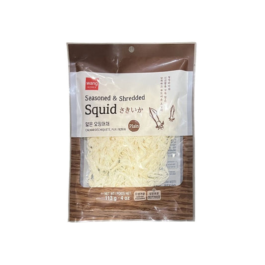 Fzn Seasoned & Shredded Squid(Plain) 4/113g 얇은 오징어채(플레인)