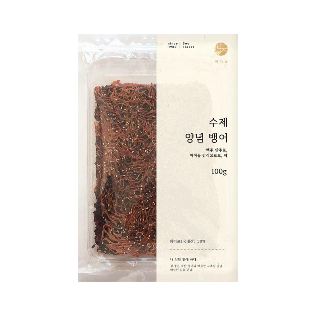 Seosan Seasoned Whitebait 60/100g 양념뱅어포