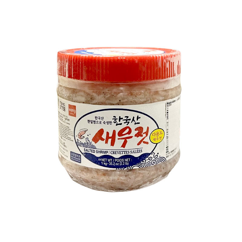 Crevettes Salées Fzn 12/1kg 한국산 새우젓