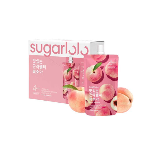 Sugarlolo Konjac Jelly(peach)  4/10/150ml 슈가로로 곤약젤리( 복숭아)