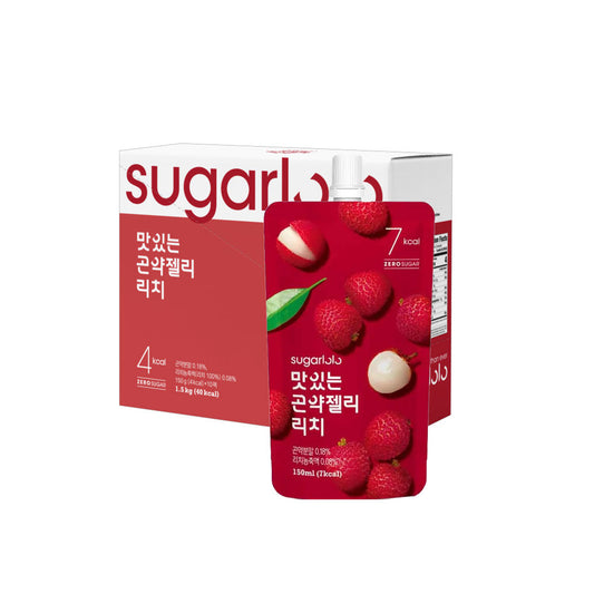 Sugarlolo Konjac Jelly(litchi) 4/10/150ml 슈가로로 곤약젤리(리치)