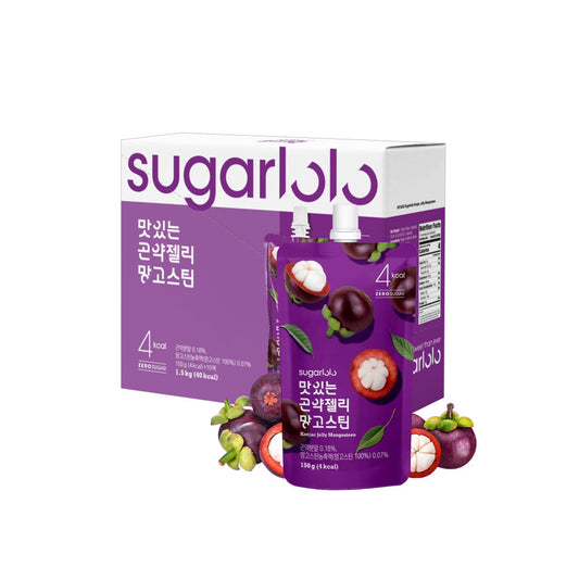 Sugarlolo Konjac Jelly (mangoustan) 4/10/150ml 곤약젤리(망고스틴)