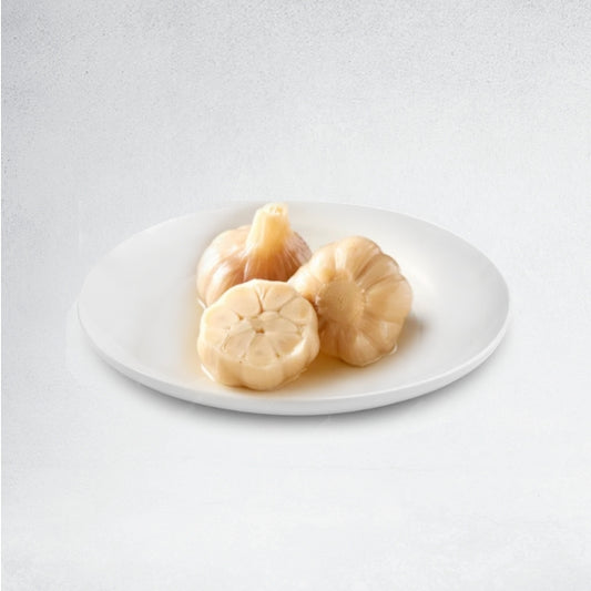 09750 : 시골 통마늘 식초(마늘장아찌) : 12/1kg : PICKLED GARLIC W/VINEGAR