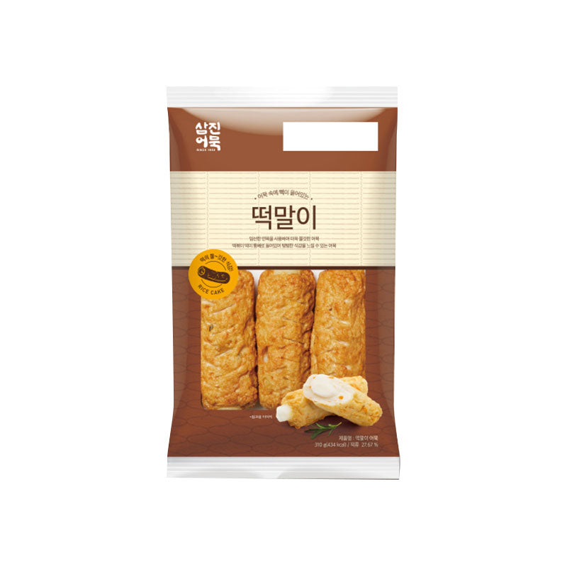 10728 : 떡말이 : 40/310g : FZN FISHCAKE ROLL W/RICE CAKE