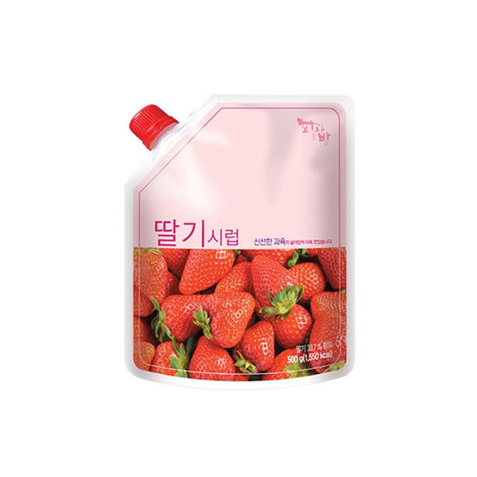 12031 빙수용 딸기시럽 12/500g DAEDOO STRAWBERRY SYRUP for BINGSOO