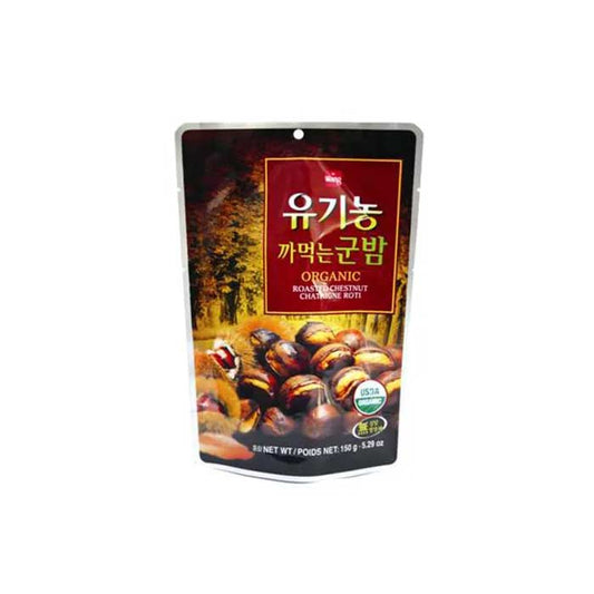 Organic Chestnut(W/Shell) 40/150g 유기농 까먹는 군밤