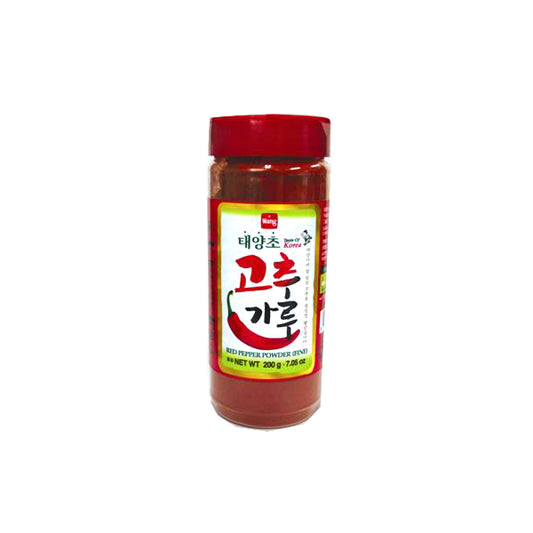 W. Red Pepper Powder (Fine) Pet Bottls 24/200g 왕 고운 고추가루