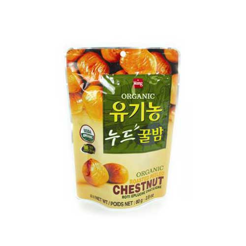 Châtaignes décortiquées rôties (M) 30/5/60g 유기농 누드 꿀밤(멀티)