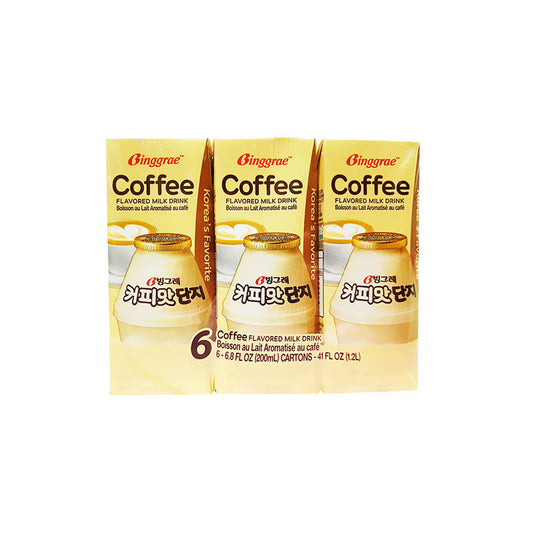 Binggrae Milk (Coffee) 4/6/200ml 빙그레 우유(커피)