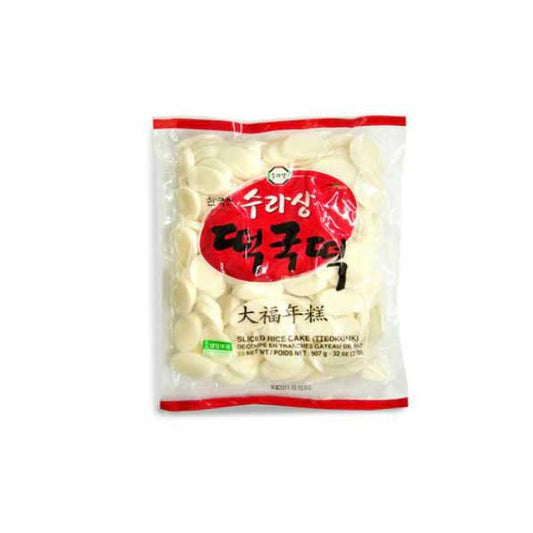 15625 수라상 떡국떡 12/2Lbs  SLICED RICE CAKE