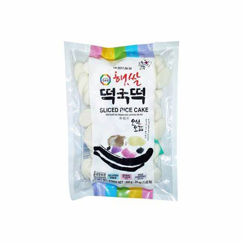 17839 : 햇쌀떡국떡 : 16/650g : HETSSAL RICE CAKE(SLICE)