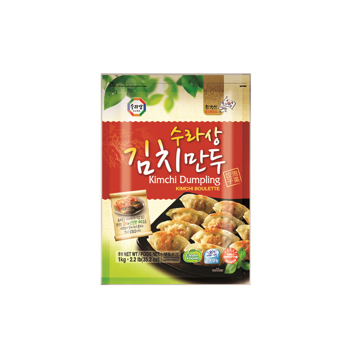 Fzn Kimchi Dumpling 10/1kg 수라상 김치만두