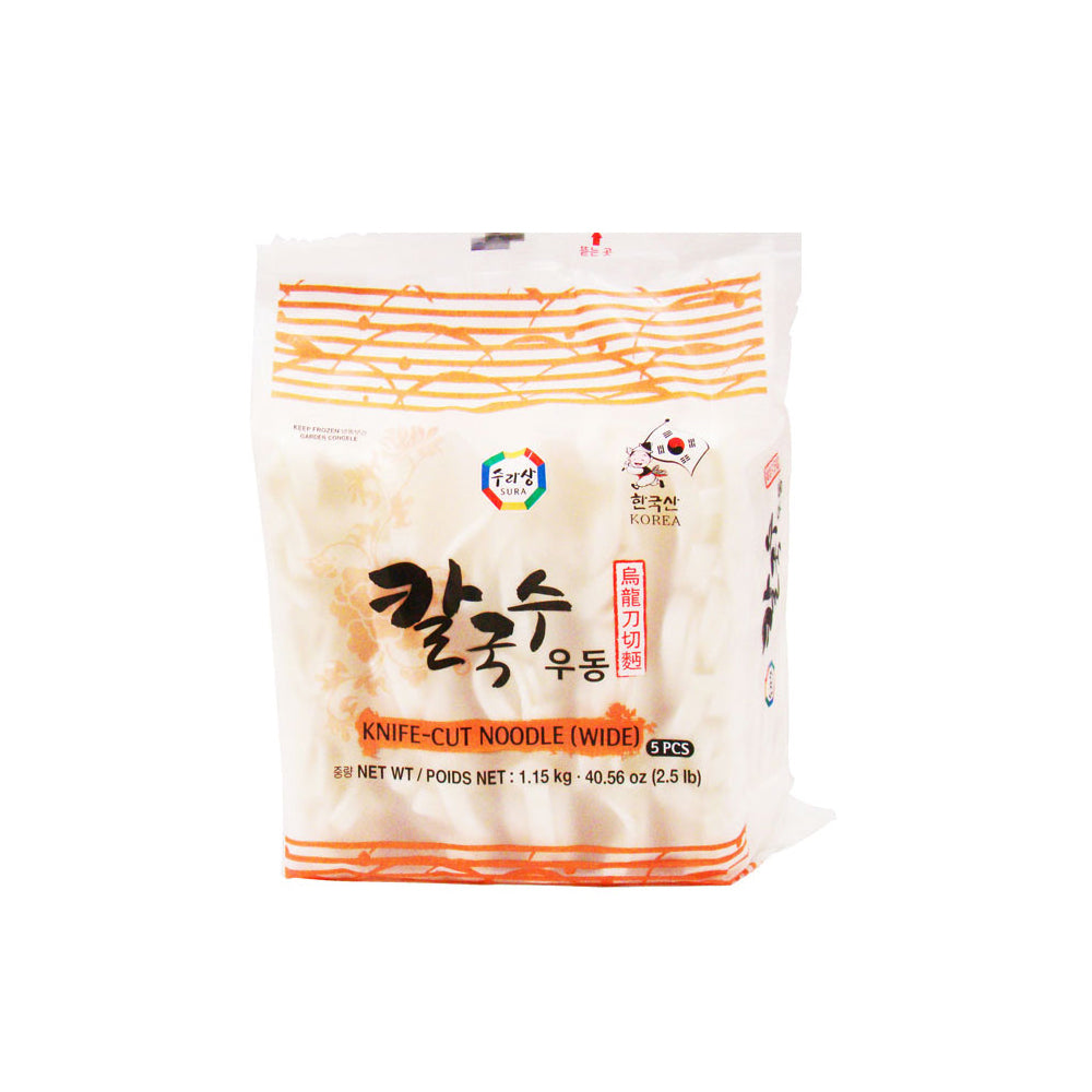 18167 : 냉동칼국수우동 : 8/1.15kg(5pcs) : FZN KALGUKSOO UDON NOODLE