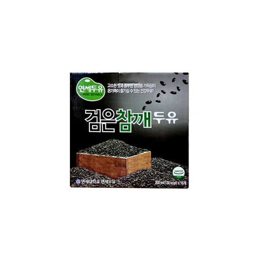 Black Sesame Soy Milk 4/16/200ml 연세 검은참깨두유