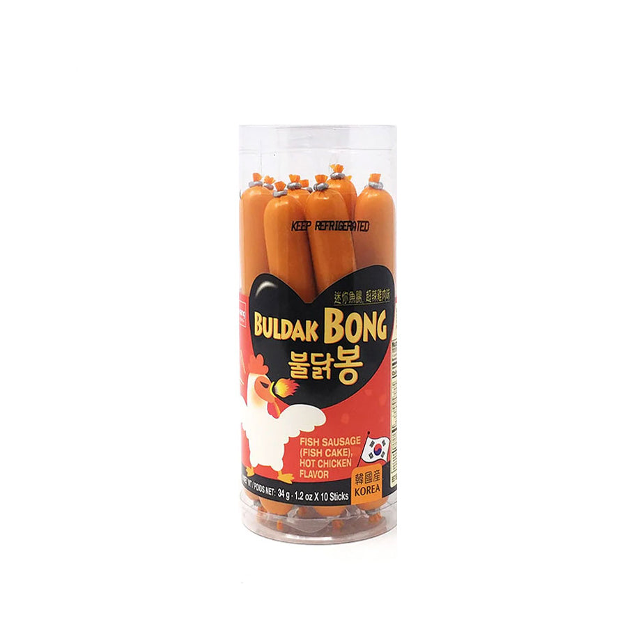 Mini Sausage (Bul-Dak Bong) 12/10/34g 미니 소세지(불닭봉)