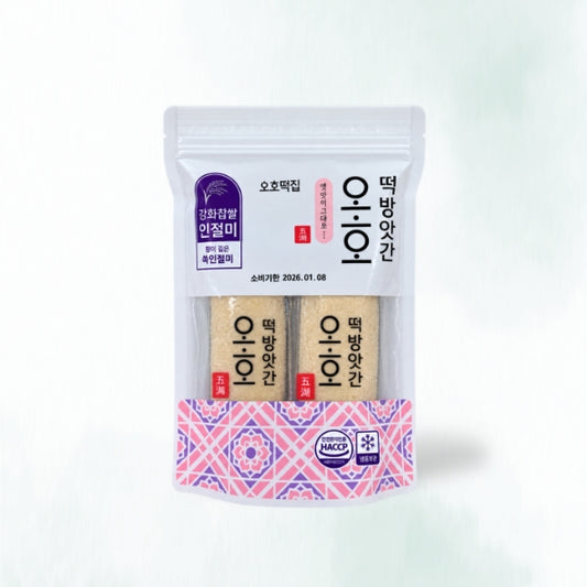 23183 : 오호 쑥 인절미(9ea) : 8/450g(14.29oz) : FZN MUGWORT RICE CAKE WITH BEAN FLOUR