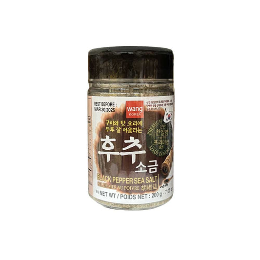 Black Pepper Sea Salt 15/200g 진금 후추소금