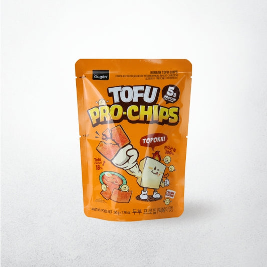 24627 : 두부 프로칩 (떡볶이맛) 24/50g : KOREAN TOFU PRO CHIPS (TTEOKBOKKI )