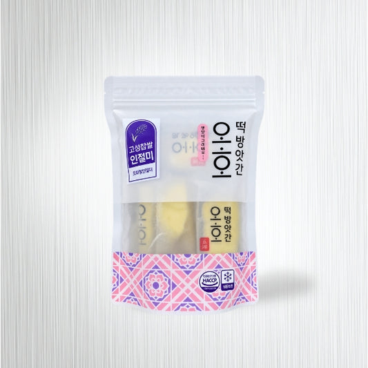 25402 : 오호 호박 인절미(9ea) : 8/450g(14.29oz) : FZN PUMPKIN RICE CAKE WITH BEAN FLOUR