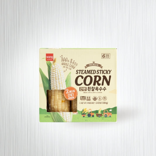 25770 : 흰찰옥수수(진공) : 8/1.56Kg(3.43Lb) : STEAMED WHITE STICKY CORN