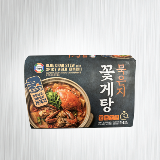 25897 : 묵은지 꽃게탕 :  : 12/570g : FZN BLUE CRAB STEW WITH SPICY AGED KIMCHI