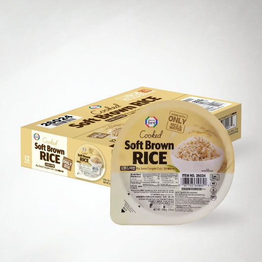 26024 : 오분도미 즉석밥 : 12/210g(7.4oz) : COOKED SOFT BROWN RICE
