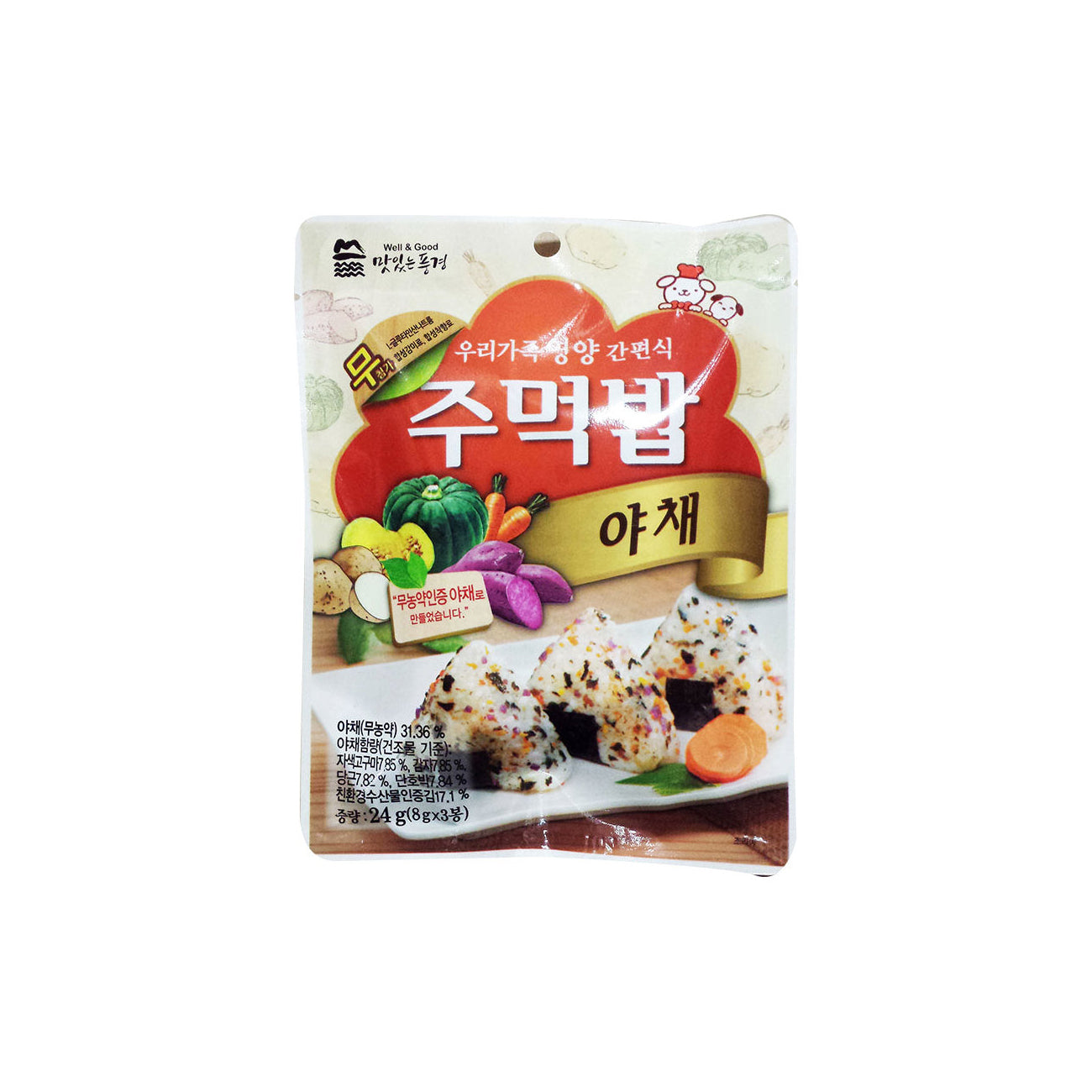 Flake Laver for rice(Vegetable)  15/24g 주먹밥(야채)