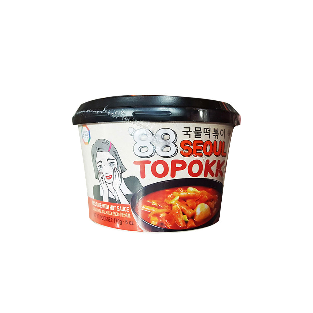 88 seoul Tteocbbokki Cup(Soup)  6/170g 88서울 떡볶이컵(국물)