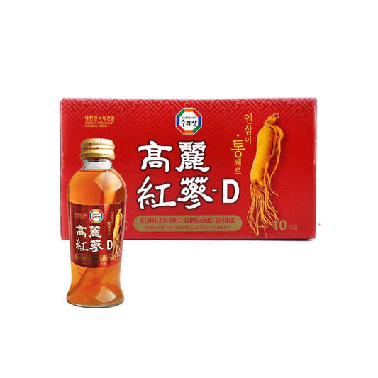 Red Ginseng Drink W/Root 5/10/120ml 홍삼 드링크