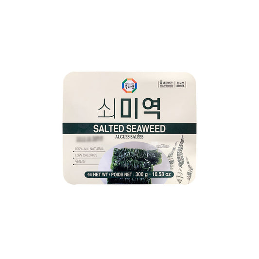 Fzn Salted Wakame Seaweed(Tray) 30/300g 쇠미역(곰피)