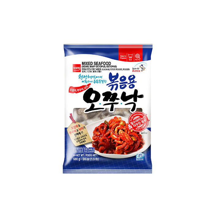 Calmar Fzn+Petit Poulpe pour Sauté 24/453g 볶음용 오쭈낙