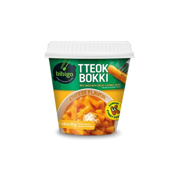 BBG Tteokbokki Cup(cheese) 24/125g 비비고 떡볶이컵 (치즈)