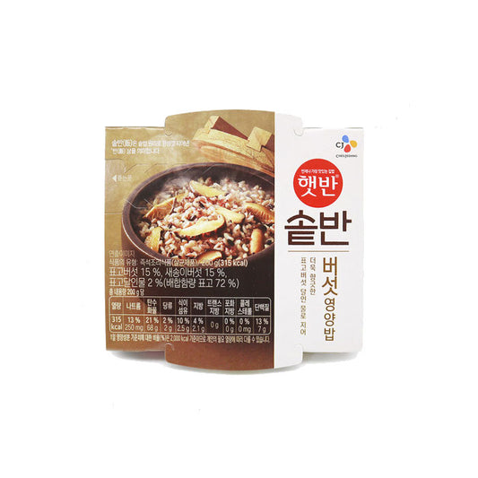 Mushroom Cooked Rice 18/200g  햇반솥반(버섯영양밥)