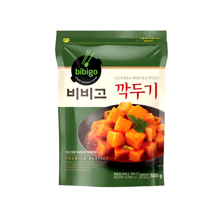 BBG Cut Radish Kimchi 12/500g 비비고 깍두기