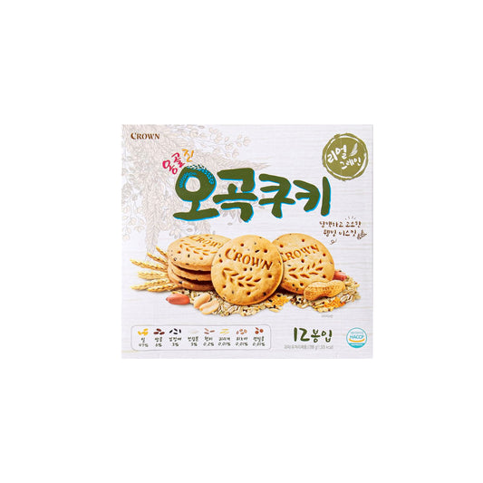 O-Gok Cookie 12/288g 옹골진 오곡쿠키