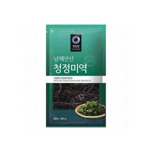 Algues wakame propres 12/200g 청정미역