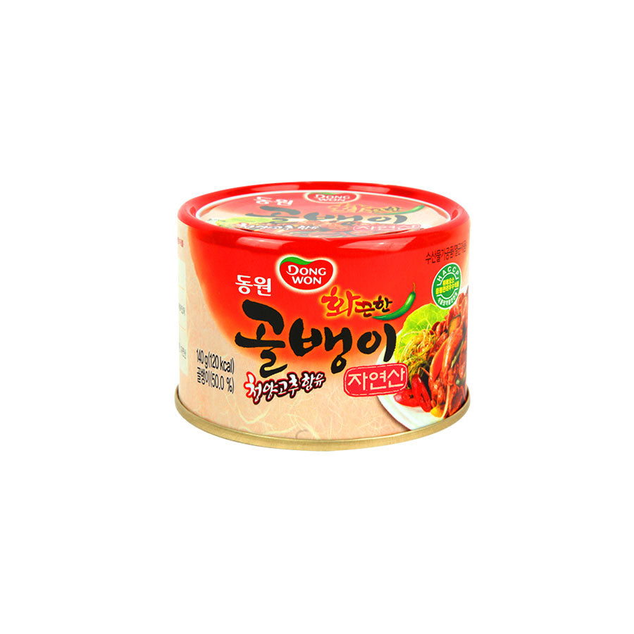 Canned Whelk Shell In Hot Pepper Sauce 48/140g 화끈한 골뱅이캔