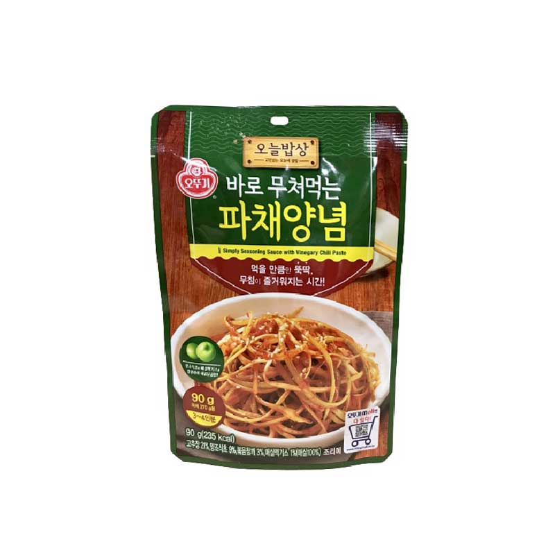 Sauce d'assaisonnement avec pâte de chili au vinaigre 20/90g 바로 무쳐먹는 파채양념