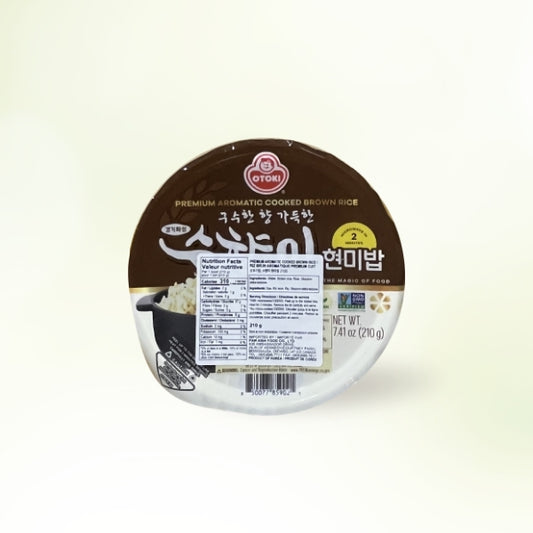 O5014  : 오뚜기밥 수향미(현미밥) : 12/210g : SUHYANGMI BROWN RICE RICE