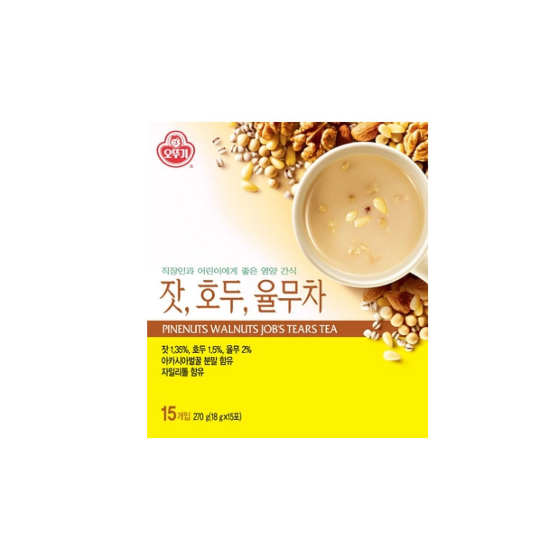 Pine Nut Walnut & Job's Tear Tea 24/15/18g 삼화 잣호두율무차